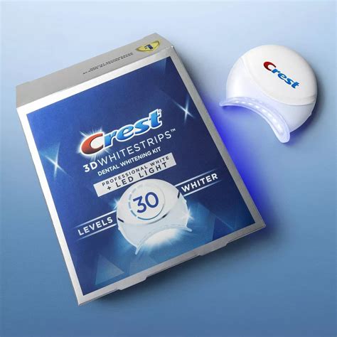 crest 3d whitestrips light.